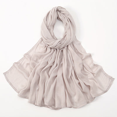 Pañuelo Modal Rayon Malayo Indonesio Colores Sólidos Transpirable - Image 34