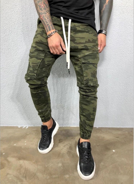 Jeans Micro-elásticos Camuflaje con Bolsillos - Estilo Explosivo Tendencia - Image 8