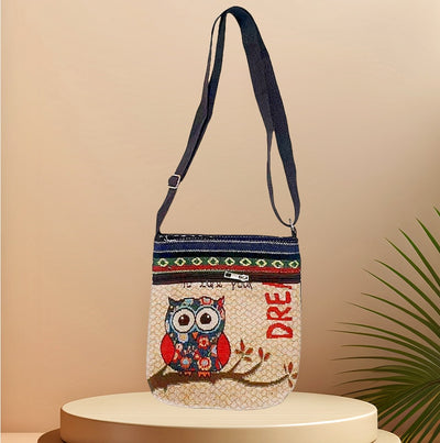 Bolso Bandolera Bordado Étnico con Elefante y Mariposa Estilo Chino - Image 30