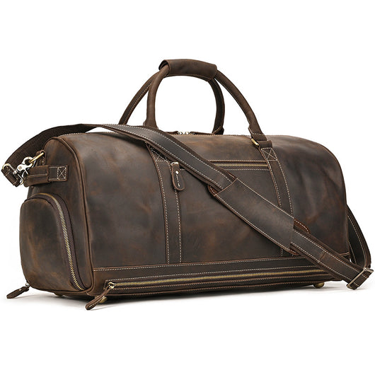 Bolsa de Viaje en Cuero Curtido al Vegetal para Hombre - Image 13