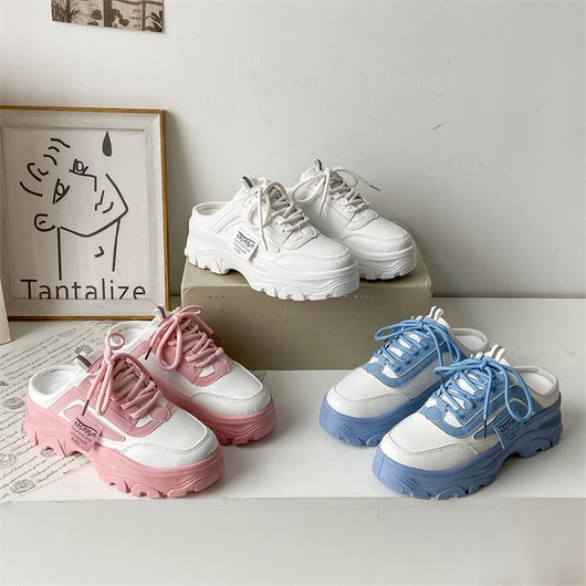 Zapatos de Tacón Bajo Arrastrable sin Talón para Mujer - Diseño Coordinado - Image 13