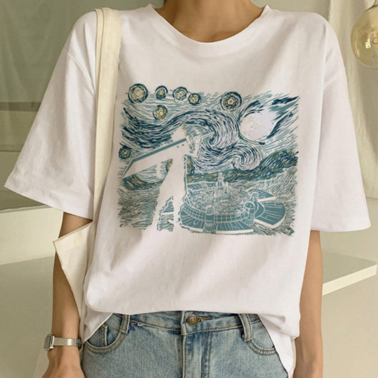 Playera Estampada con Obra Maestra de Van Gogh - Image 11
