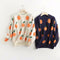 Suéter Suelto para Mujer con Estampado de Frutas Jacquard