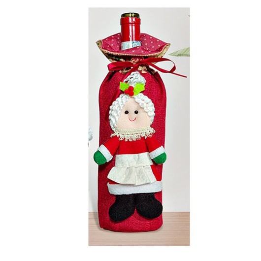 Caja de Vino Navideño con Disfraz Decorativo para Fiestas - Image 7