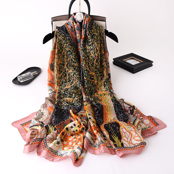 Lightweight Korean Style Shawl - Cool Scarf for Air Conditioning and the Beach