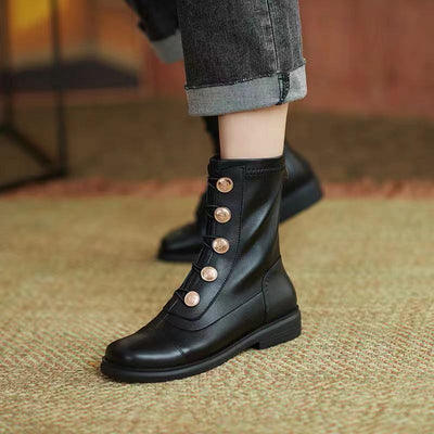 Botas Martin de Cuero con Respaldo Deportivo - Transpirables y Flexibles para Verano - Image 8