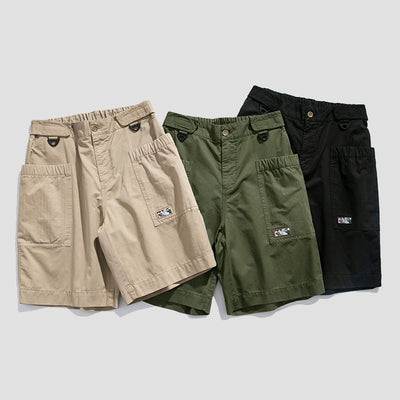 Pantalones Cortos de Algodón Casual Cinco Bolsillos para Hombre - Image 10