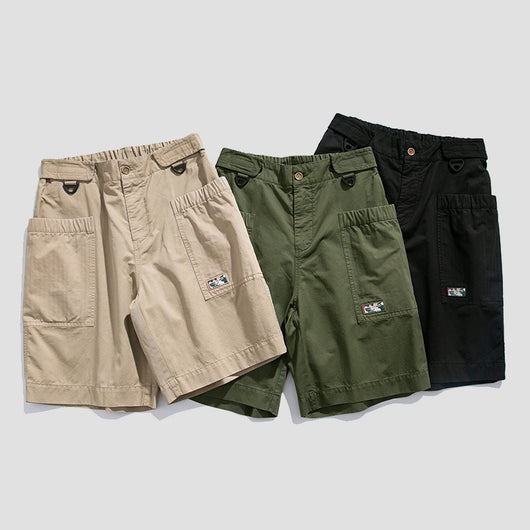 Pantalones Cortos de Algodón Casual Cinco Bolsillos para Hombre - Image 10