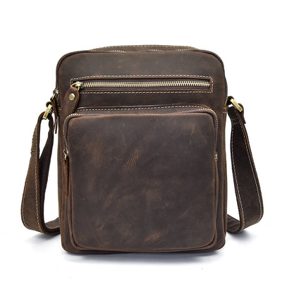 Bolso Tote de Cuero Crazy Horse Gran Capacidad - Image 28