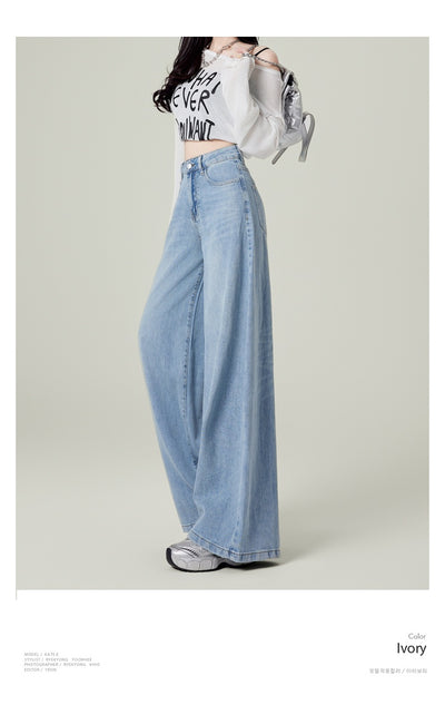 Jeans Retro Azul Profundo Pierna Ancha - Image 21
