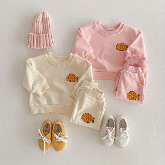 Conjunto de Pantalón y Suéter con Pez Bordado - Image 2