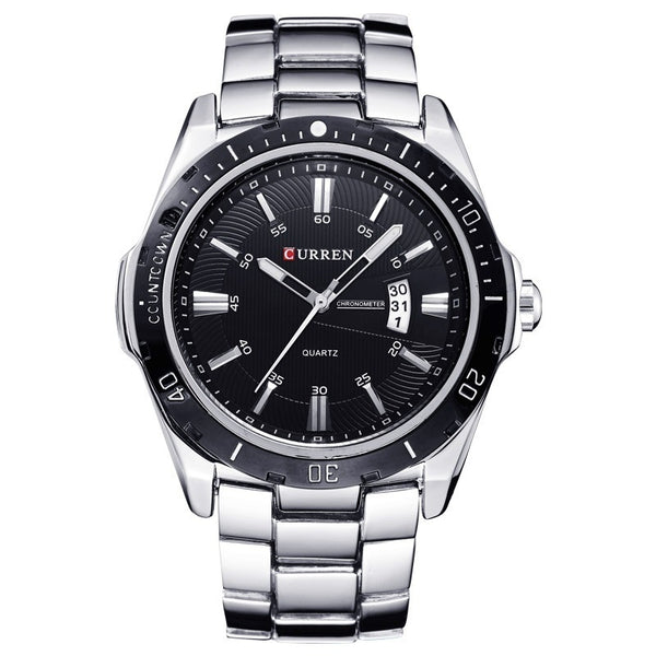 Reloj de Pulsera Hombre Resistente al Agua con Calendario