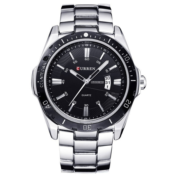Reloj de Pulsera Hombre Resistente al Agua con Calendario