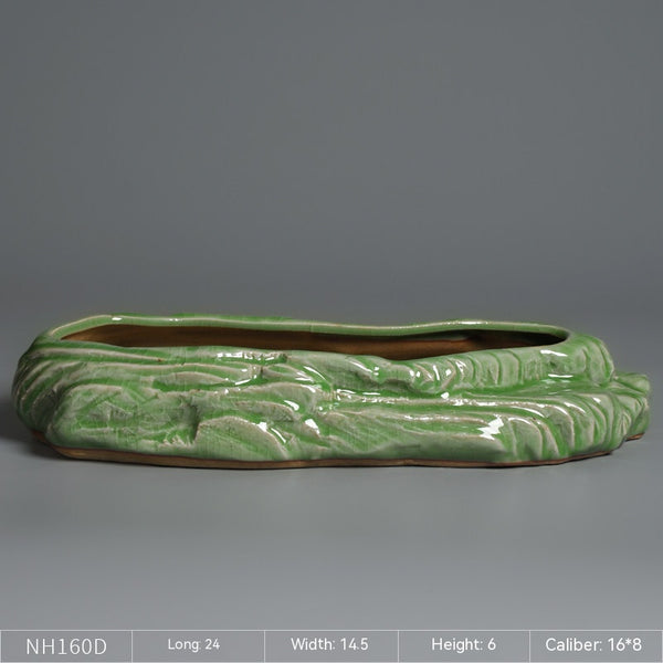 Maceta de Cerámica Stoneware con Diseño Floral - Image 4