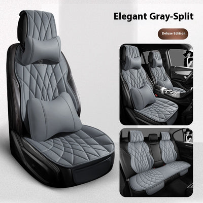Funda de Asientos de Cuero Premium para Auto - Juego Completo 5 Plazas - Image 42