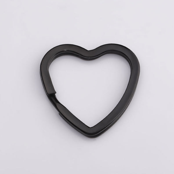 Llavero de Corazón Melocotón en Acero Inoxidable para Parejas - Colgante Personalizable