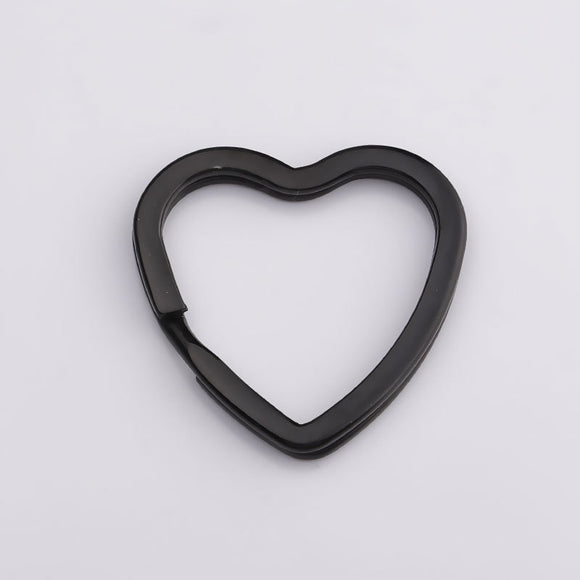 Llavero de Corazón Melocotón en Acero Inoxidable para Parejas - Colgante Personalizable