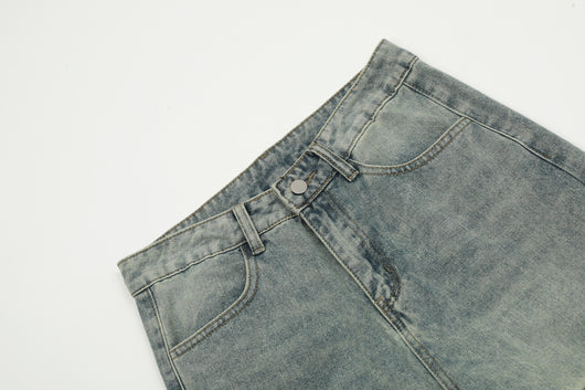 Jeans Casuales Hombre con Múltiples Bolsillos - Estilo Street Lavado Pesado - Image 10