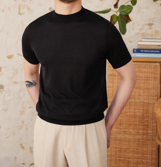 Camiseta Entallada Cuello Redondo Manga Corta - Image 14