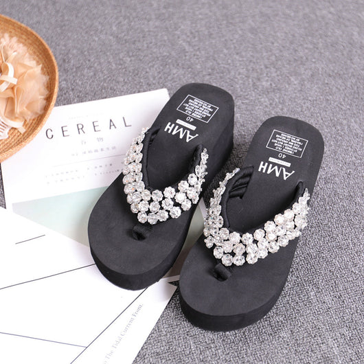 Sandalias Plataforma Cuña Cristal para Mujer - Image 10