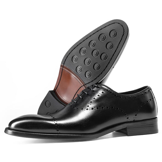 Zapatos Oxford Brock de Cuero Genuino Estilo Británico para Hombre - Image 4