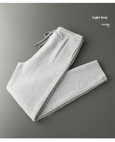 Pantalones Casuales de Cachemira Suelta para Hombre - Image 16