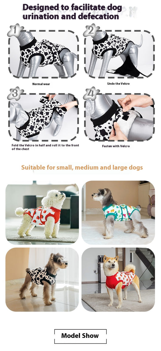 Ropa Quirúrgica Protectora para Mascotas - Anti-lamido Universal - Image 24