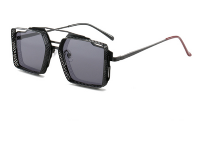 Gafas de Sol Steampunk Vintage Calado Metal para Hombre - Image 5