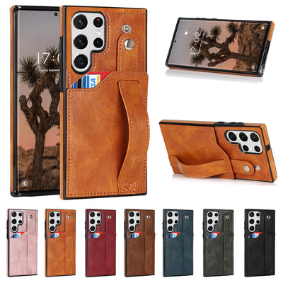 Funda Protectora de Cuero para Celular con Correa para Muñeca - Image 4