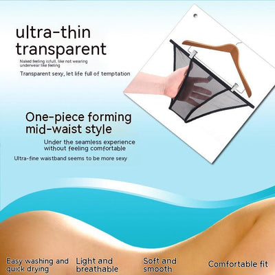 Calzoncillos Tipo Boxer Transparentes Ultra Finos de Una Pieza para Hombre - Image 2