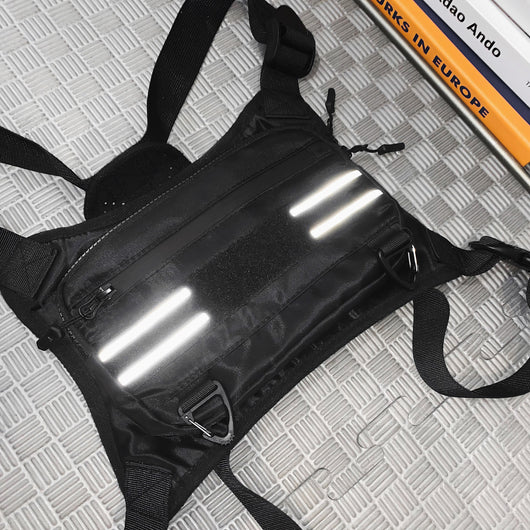Bolsa Táctica Reflectante con Estilo Mecánico para Herramientas - Image 3