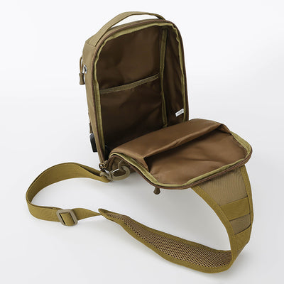 Bolsa Táctica Crossbody Camuflaje para Hombre - Gran Capacidad Multifuncional - Image 5