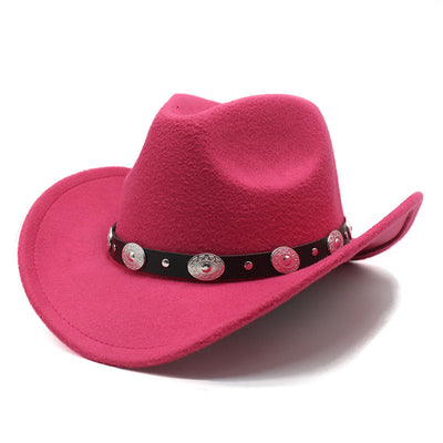 Sombreros Vaqueros de Lana para Parejas - Estilo Minimalista Unisex - Image 16