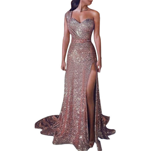 Vestido Asimétrico sin Mangas con Efecto Bronceado y Abertura - Image 12