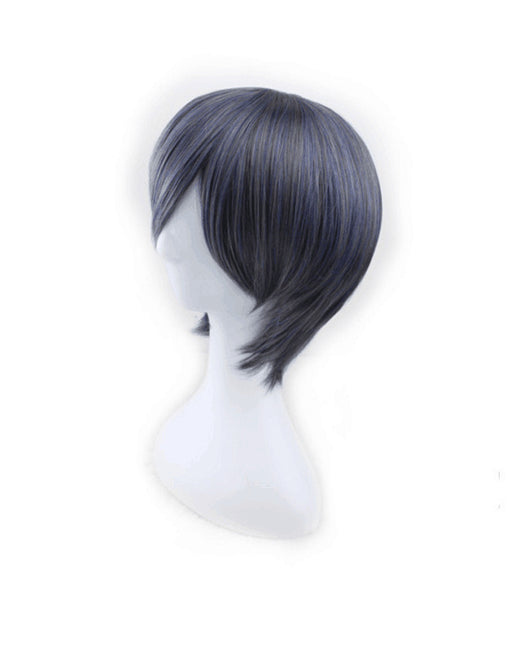 Peluca Corta Hombre Gris Púrpura Degradado - Image 10