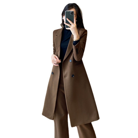 Abrigo Trench Doble Botonadura Elegante para Mujer - Image 2