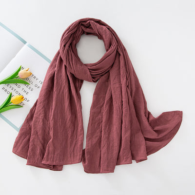 Pañuelo de Rayón Natural con Efecto Arrugado - Accesorio Versátil para Bolso - Image 60