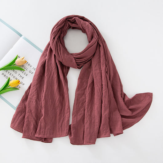 Pañuelo de Rayón Natural con Efecto Arrugado - Accesorio Versátil para Bolso - Image 60