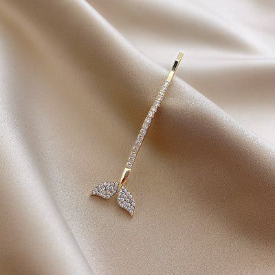 Pasador de Cabello Sirena con Diamantes - Clip Elegante para el Pelo - Image 8