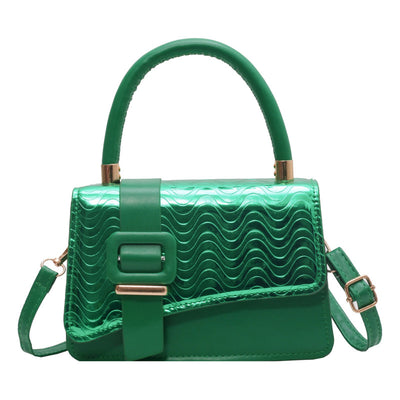 Bolsa Bandolera Cuadrada Pequeña con Patrón Brillante para Mujer - Image 13