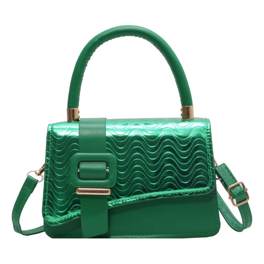 Bolsa Bandolera Cuadrada Pequeña con Patrón Brillante para Mujer - Image 13