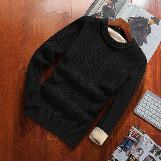 Playera Térmica Ajustada de Color Sólido - Calidez Extrema - Image 3