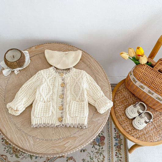 Suéter Tejido Niña Cuello Redondo Diseño Personalizado - Image 17