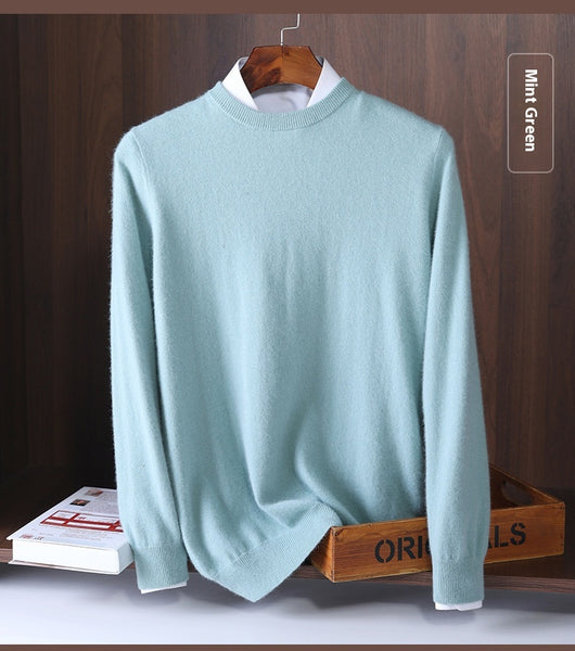 Suéter Escote V Lana Estilo Coreano - Polera Base Versátil - Image 30