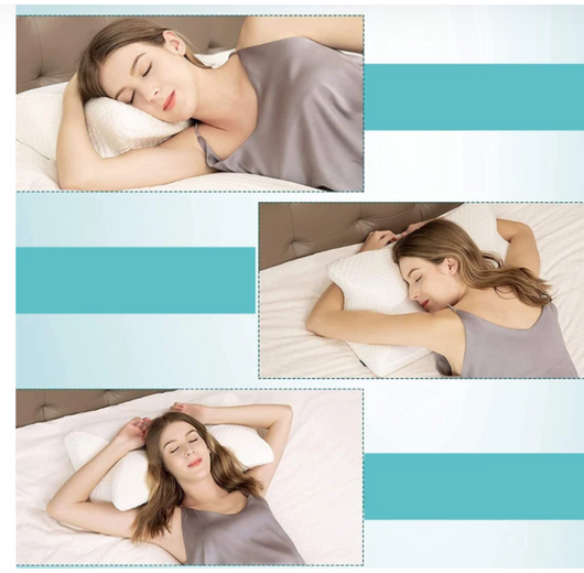 Almohada Cervical Ortopédica de Látex con Memoria de Forma - Image 4
