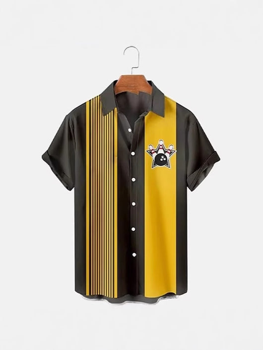 Camisa Bowling Hombre Impresión Digital 3D - Image 16