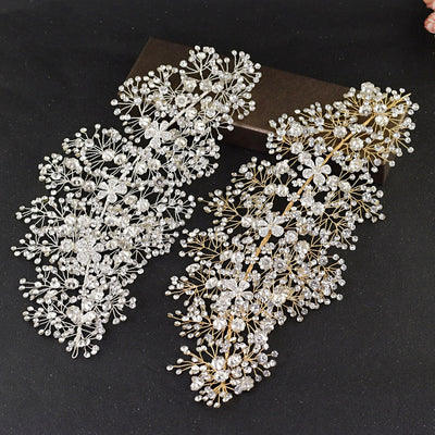 Accesorios para el Cabello Nupcial con Cristales Rhinestone Hechos a Mano