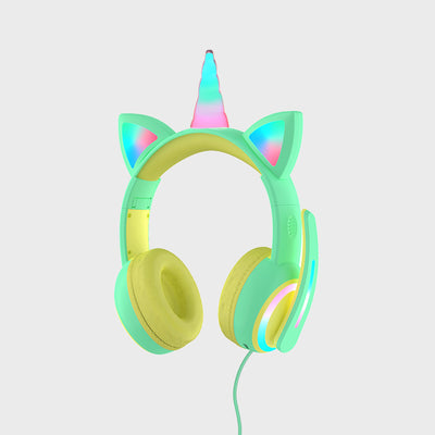 Auriculares Bluetooth Infantiles con Orejas de Gato y Luz LED - Image 6