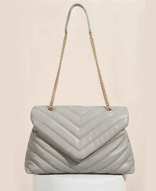 Bolso Bandolera con Cadena Metálica y Bordado para Mujer - Image 4