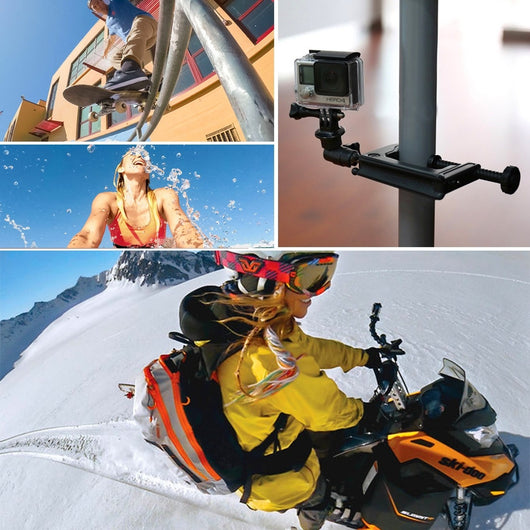 Adaptador Trípode Selfie Stick Base de Montaje Metal para Cámara de Acción - Image 20